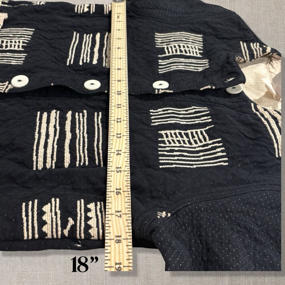 The Produce Company Vintage 90s Quilted Jacket Small USA Boho Cottage - Picture 5 of 10